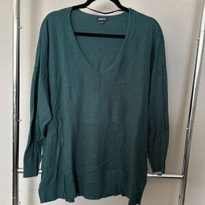 Green torrid Pullover Drop Shoulder Sweater